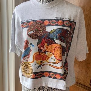 Aboriginal Art Australia T-Shirt Crop Top